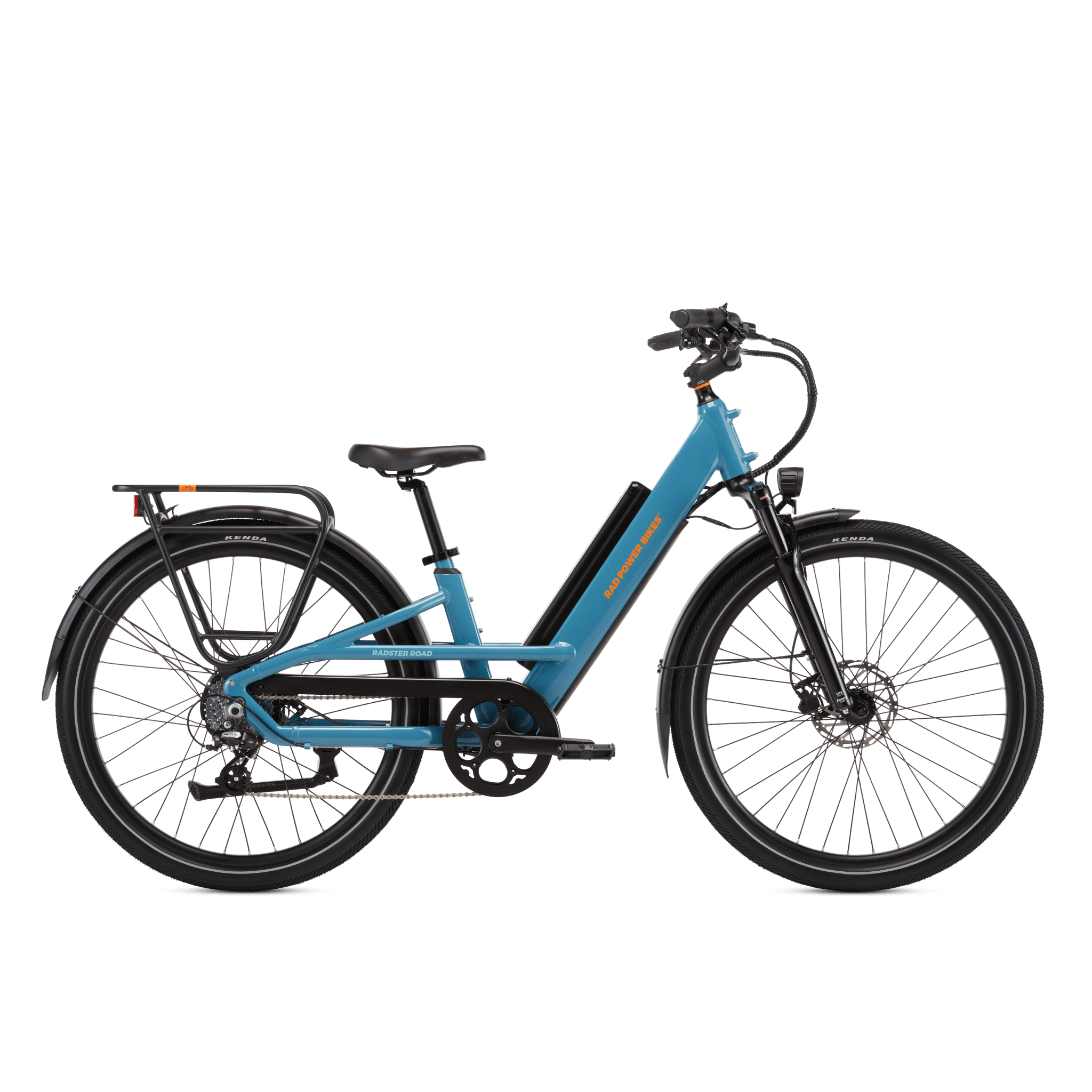 Rad Power Radster Road electric commuter bike in Bay Blue